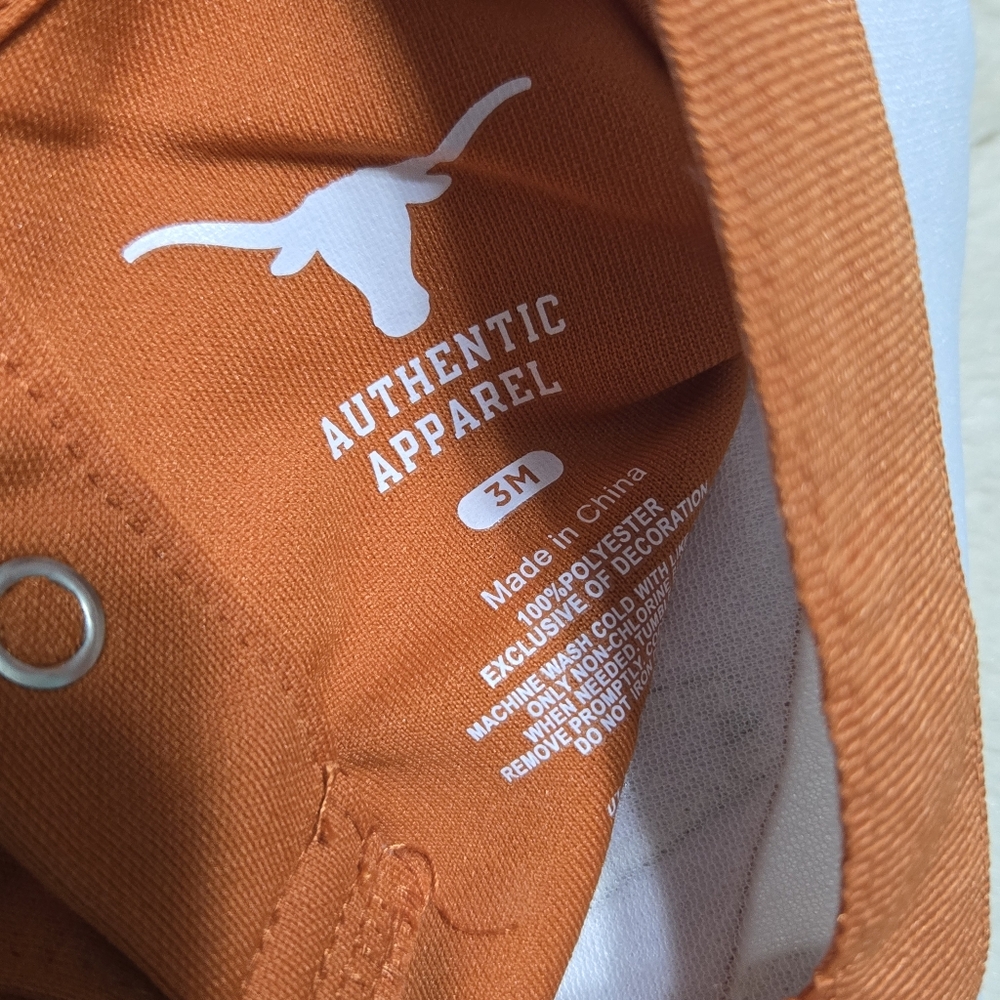 University of Texas Longhorns Cheerleader Outfit UT Baby 2 Piece Cheer, 3m  NEW - Picture 14 of 15